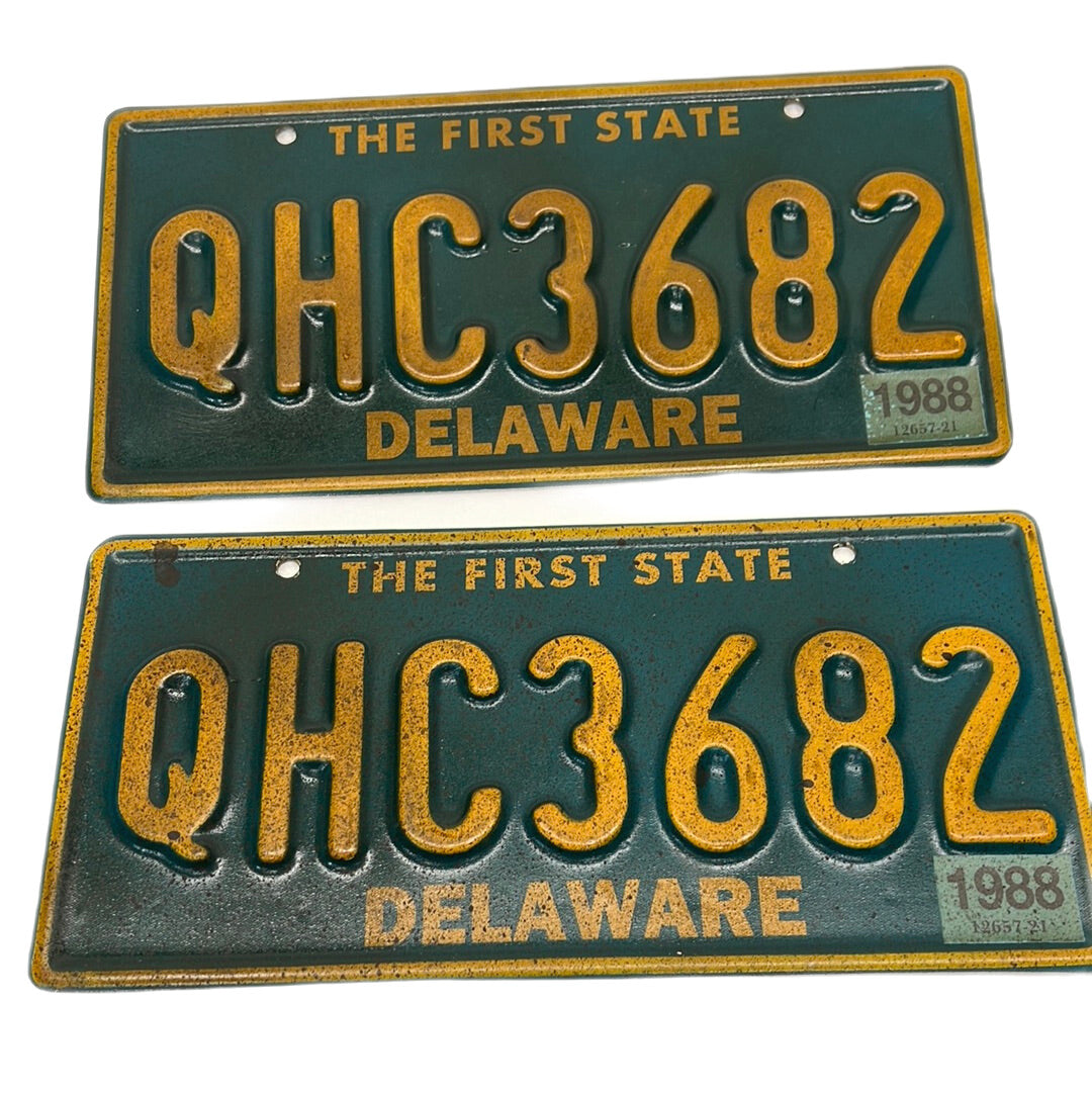 Delaware License Plates Just Mercy Movie Prop Y'allywood Props QHC3682