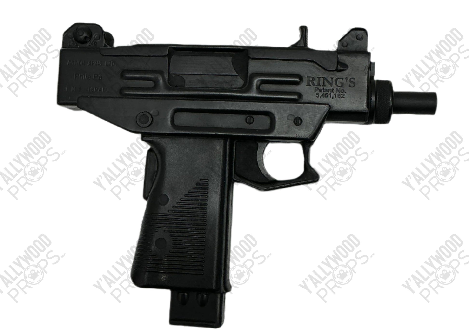 Uzi Pistol Rubber Prop Gun (Multiple Films) Movie Prop Y'allywood Props