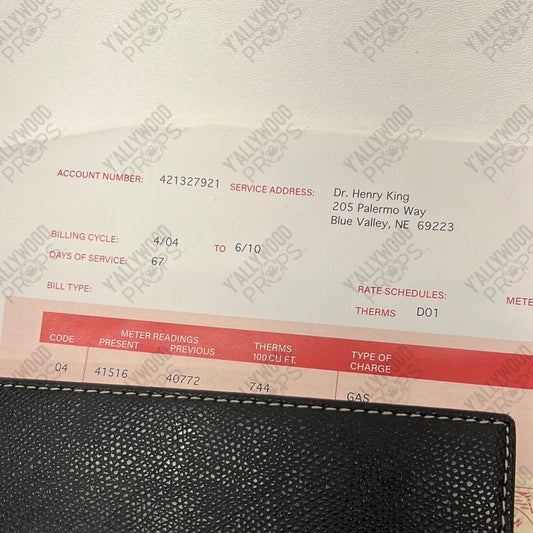 Brainwave, Dr King’s Agenda & Bills Stargirl Movie Prop Y'allywood Props