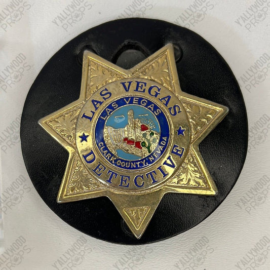 CSI Vegas Jim Brass Badge & Business Card Movie Prop Y'allywood Props
