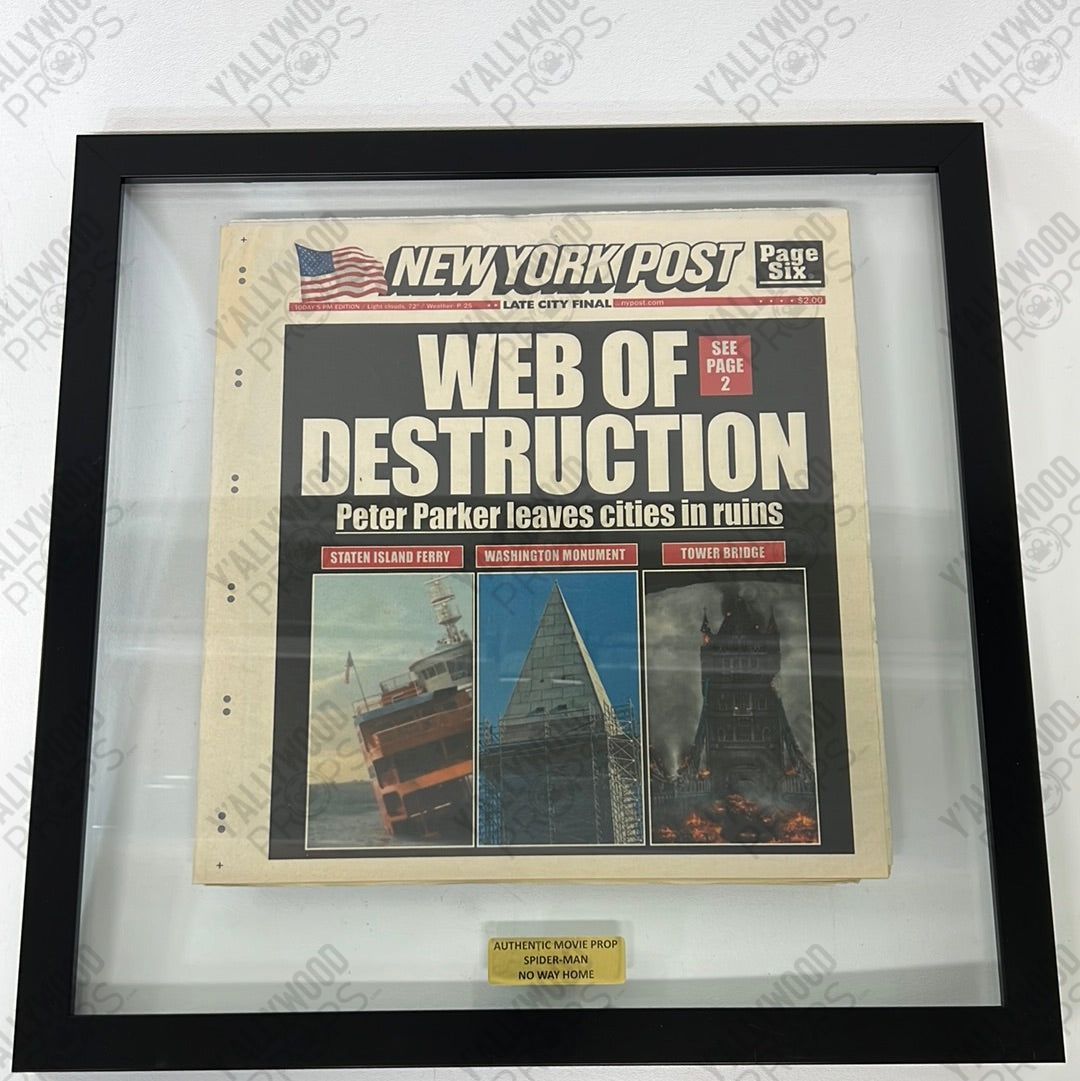 James Jonah Jameson Clippings Spider-man: No Way Home Movie Prop Y'allywood Props