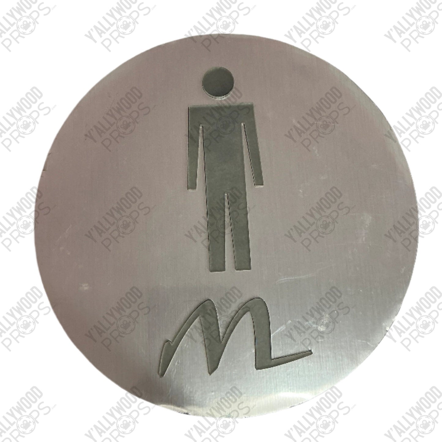 Montecito Men's Bathroom Sign Las Vegas TV Series (2003) Movie Prop Y'allywood Props