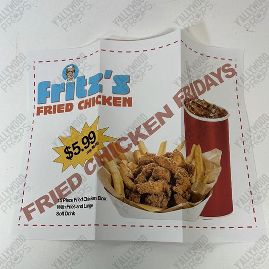 The Whitmore’s Mail S3 E1 Stargirl Movie Prop Y'allywood Props Fritz Fried Chicken