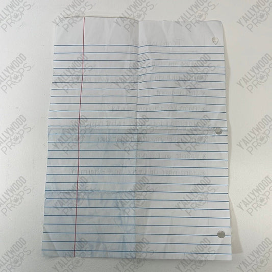 Courtney’s To-Do Teamwork List S3E1 Stargirl Movie Prop Y'allywood Props
