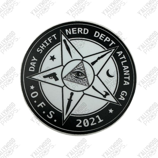 Cast & Crew Gift Stickers Day Shift (2022) Movie Prop Y'allywood Props O.F.S. 2021