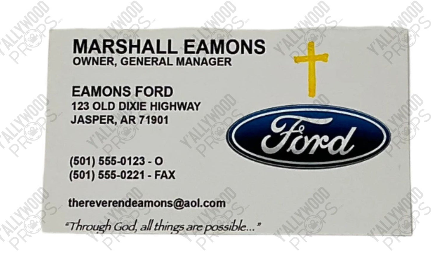 Russel Crowe's Business Card Boy Erased (2018) Movie Prop Y'allywood Props