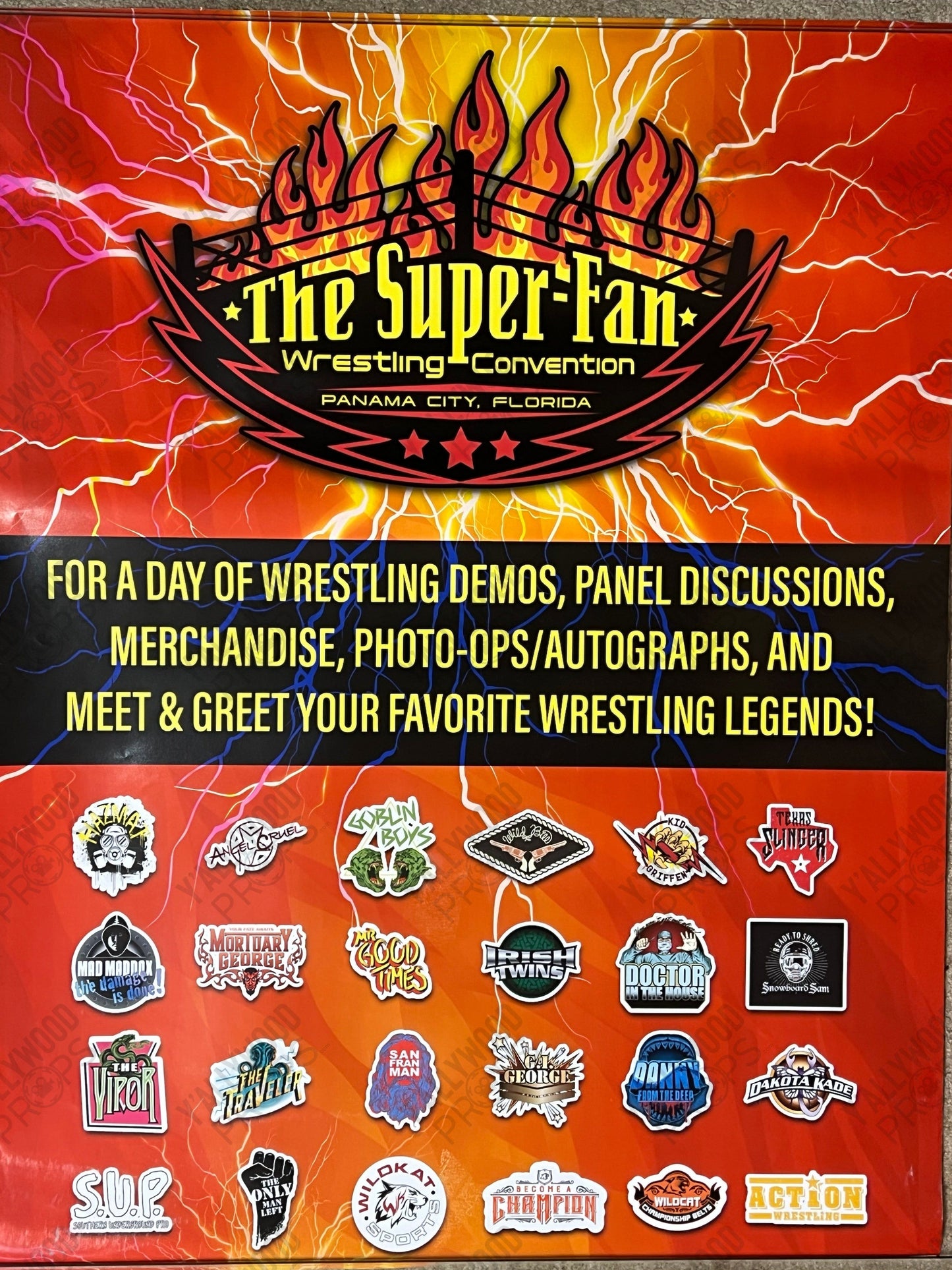 The Super-Fan Expo Poster S2E4 Heels (2021) Movie Prop Y'allywood Props