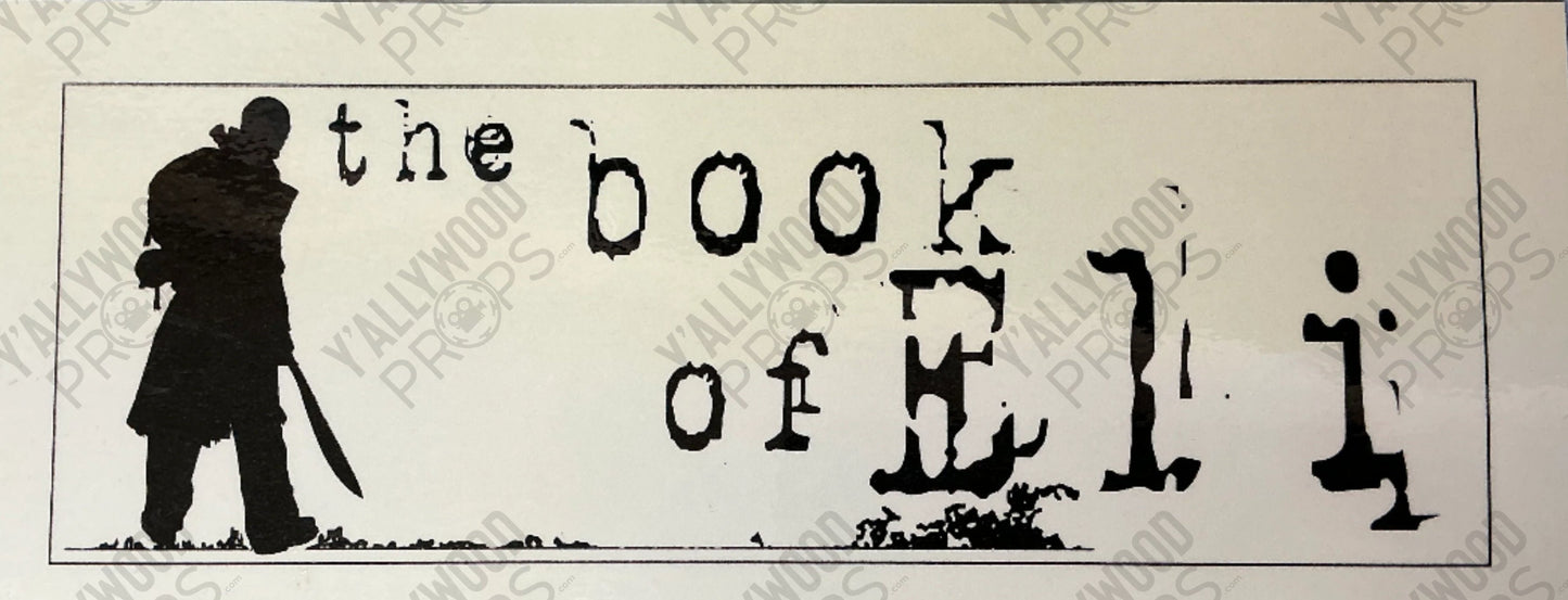 Cast & Crew Parking Pass The Book of Eli (2010) Memorabilia Y'allywood Props