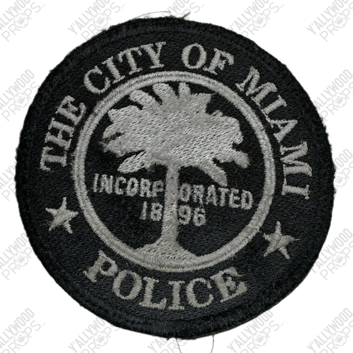 Miami Police Patch Bad Boys 4 Ride or Die Movie Prop Y'allywood Props Has velcro back