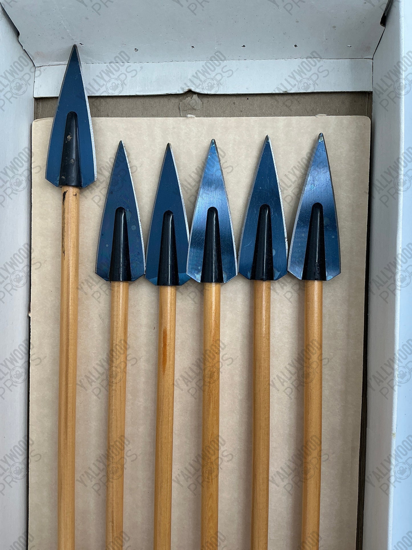 Hunting Arrows from Hopper's Cabin Stranger Things (2016-2025) Movie Prop Y'allywood Props