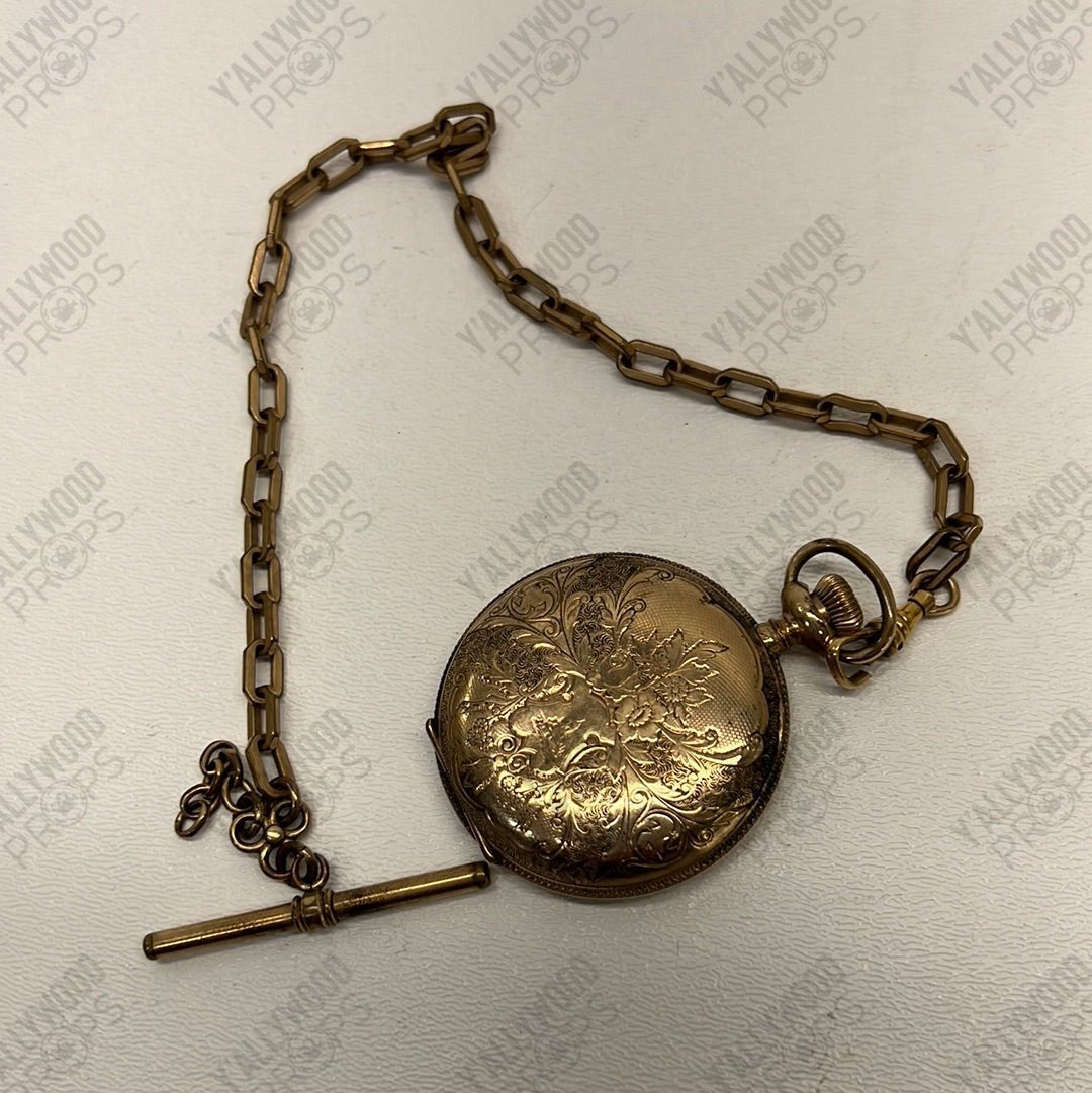 Detective William Burns’ Pocket Watch Killers of the Flower Moon Wardrobe Y'allywood Props