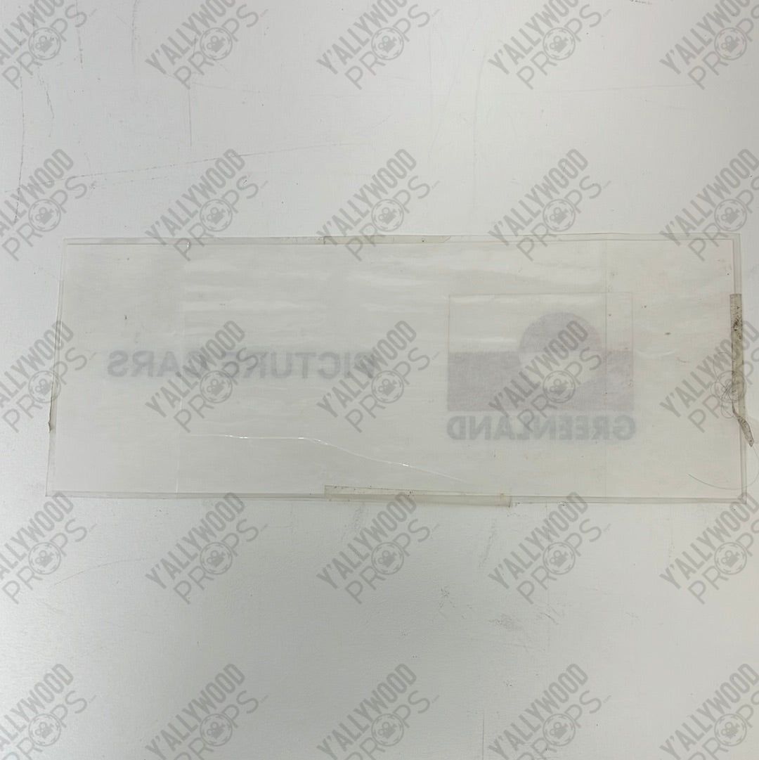 Cast & Crew Picture Cars Pass Greenland Movie Prop Y'allywood Props