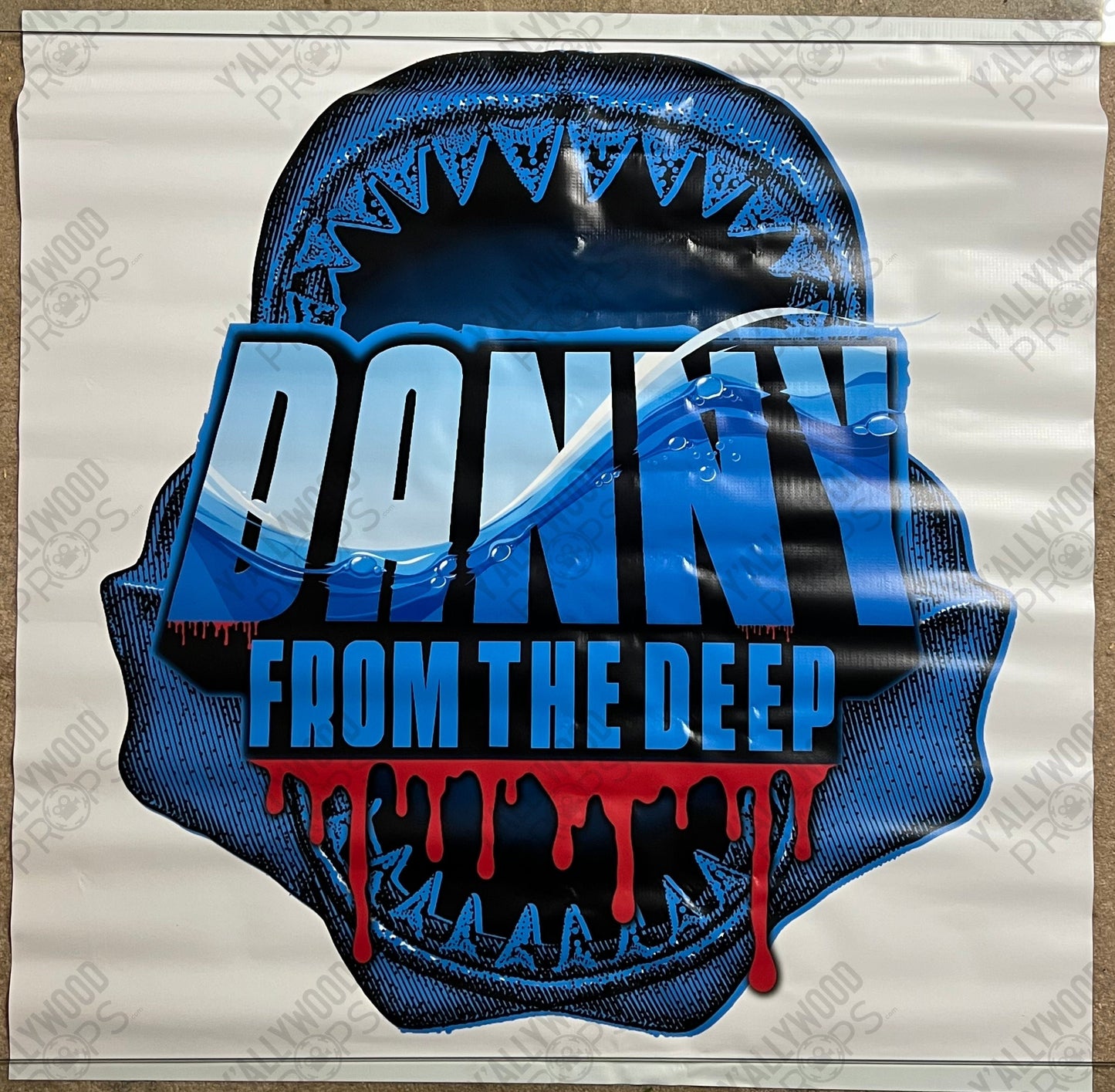 Danny from the Deep Banner S2E4 Heels (2021) Movie Prop Y'allywood Props