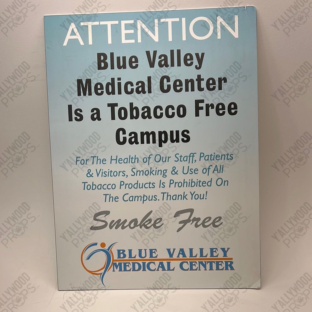 Blue Valley Hospital Sign Stargirl Movie Prop Y'allywood Props