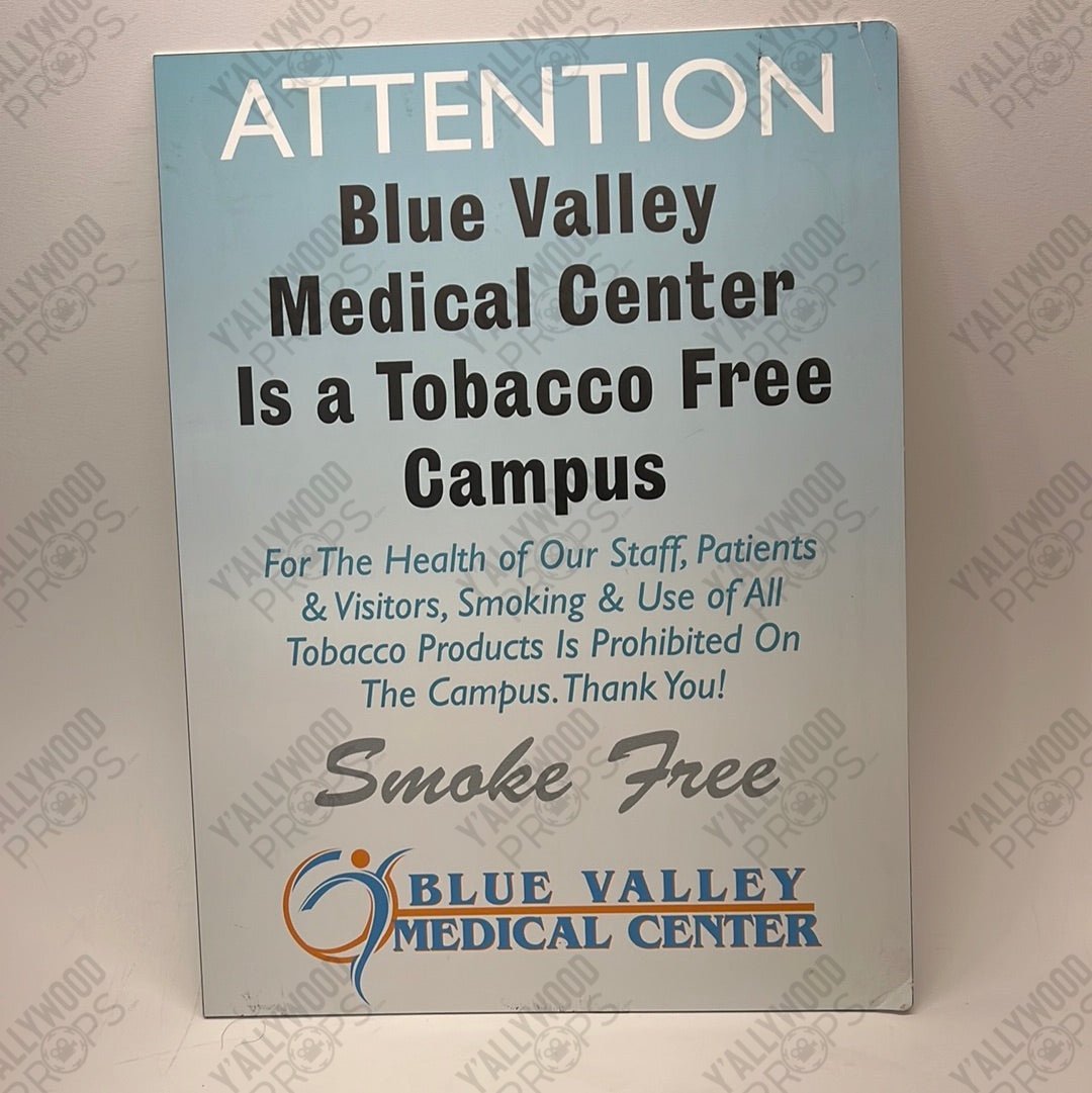 Blue Valley Hospital Sign Stargirl Movie Prop Y'allywood Props