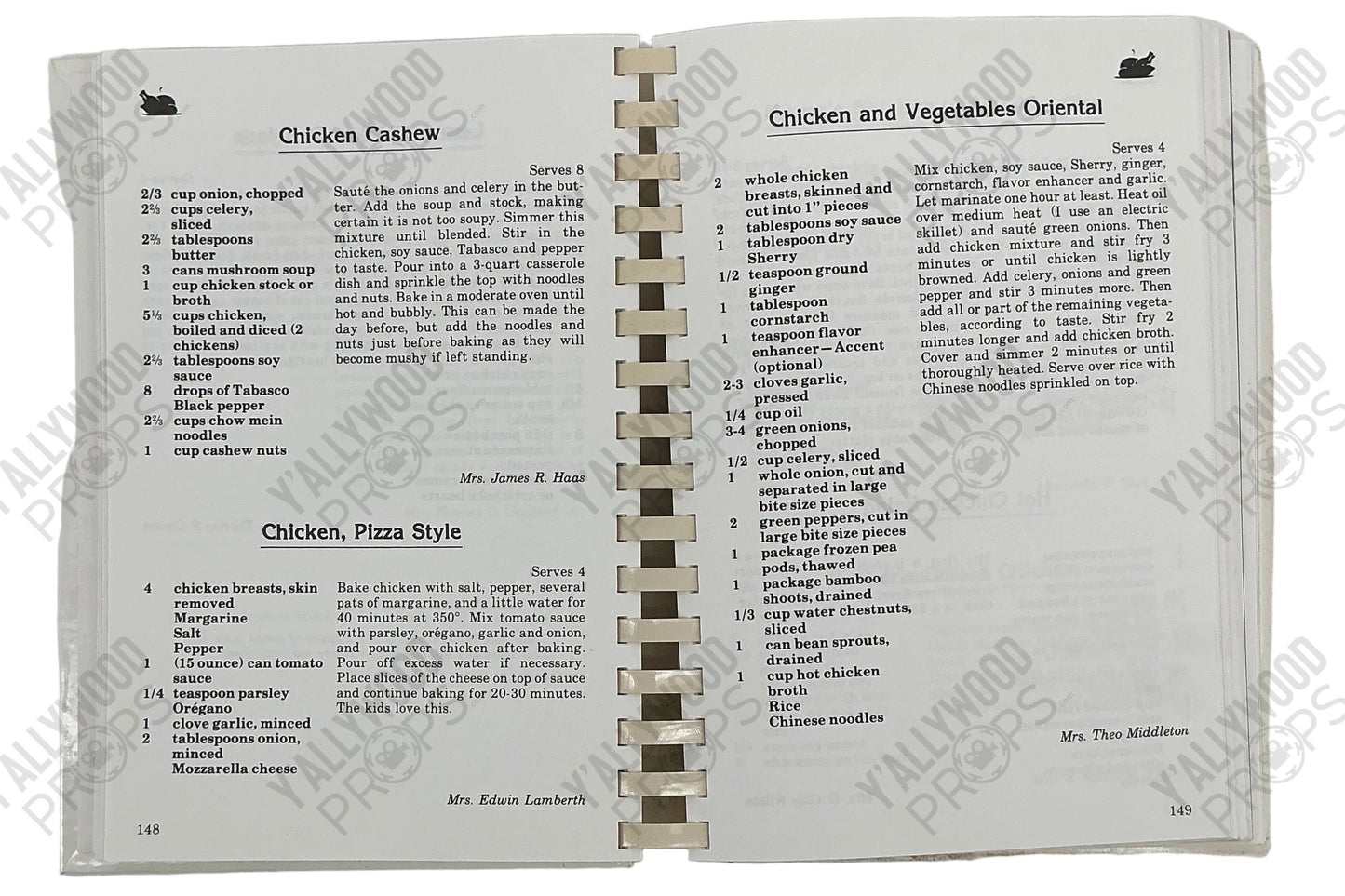 Joyce Byer's Cookbook Stranger Things (2016-2025) Movie Prop Y'allywood Props