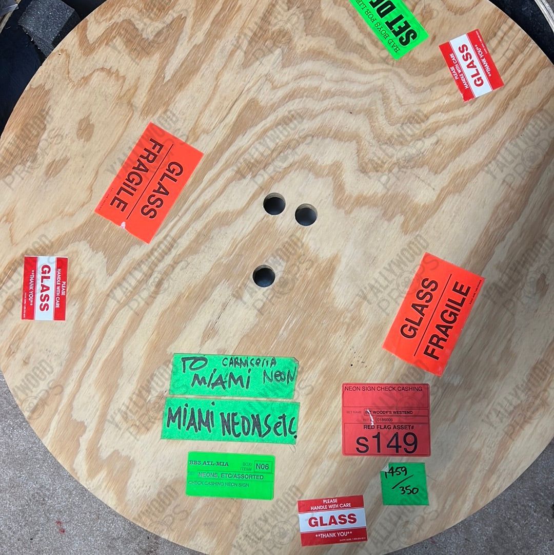 Neon Sign from DJ Khaled Carniceria Bad Boys For Life Movie Prop Y'allywood Props