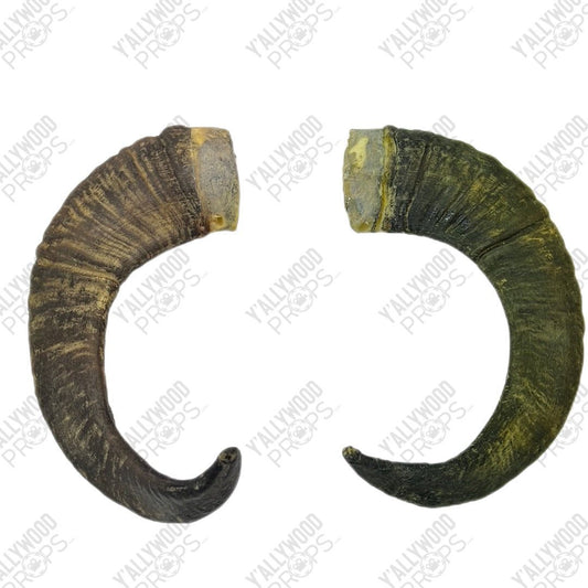 Foam Ram Horn Props Black Adam Movie Prop Y'allywood Props