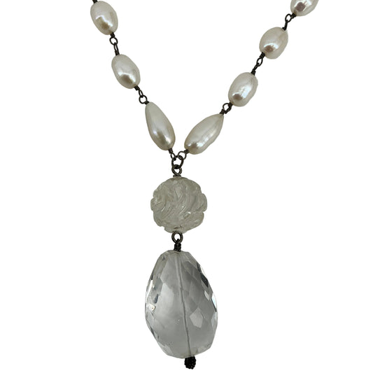 Nicole Kidman's Silver & Pearl Necklace Boy Erased (2018) Movie Prop Y'allywood Props