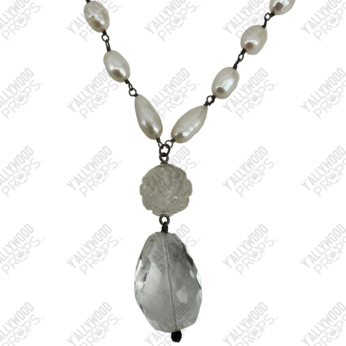 Nicole Kidman's Silver & Pearl Necklace Boy Erased (2018) Movie Prop Y'allywood Props