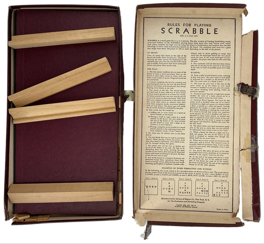 Scrabble Game from Wheeler's Basement Stranger Things (2016-2025) Movie Prop Y'allywood Props