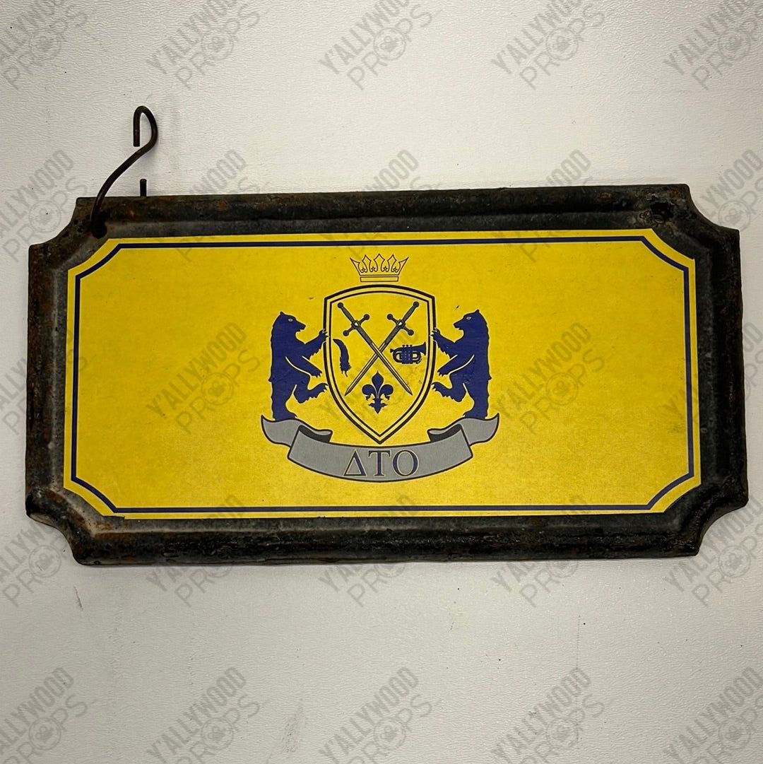 DTO Fraternity Sign from Life of the Party Movie Prop Y'allywood Props