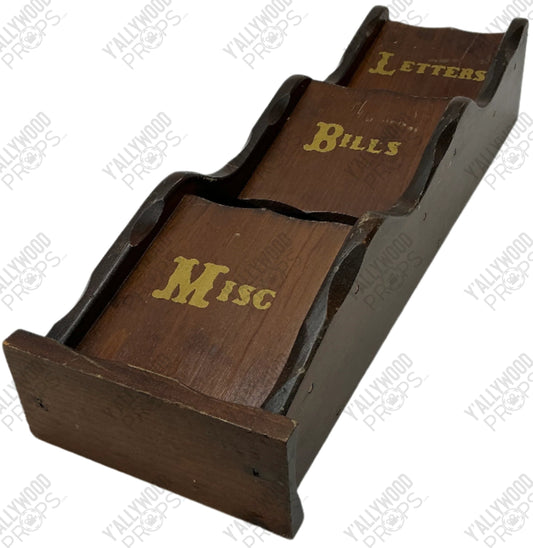 Wall Mail Holder from the Byer's House Stranger Things (2016-2025) Movie Prop Y'allywood Props