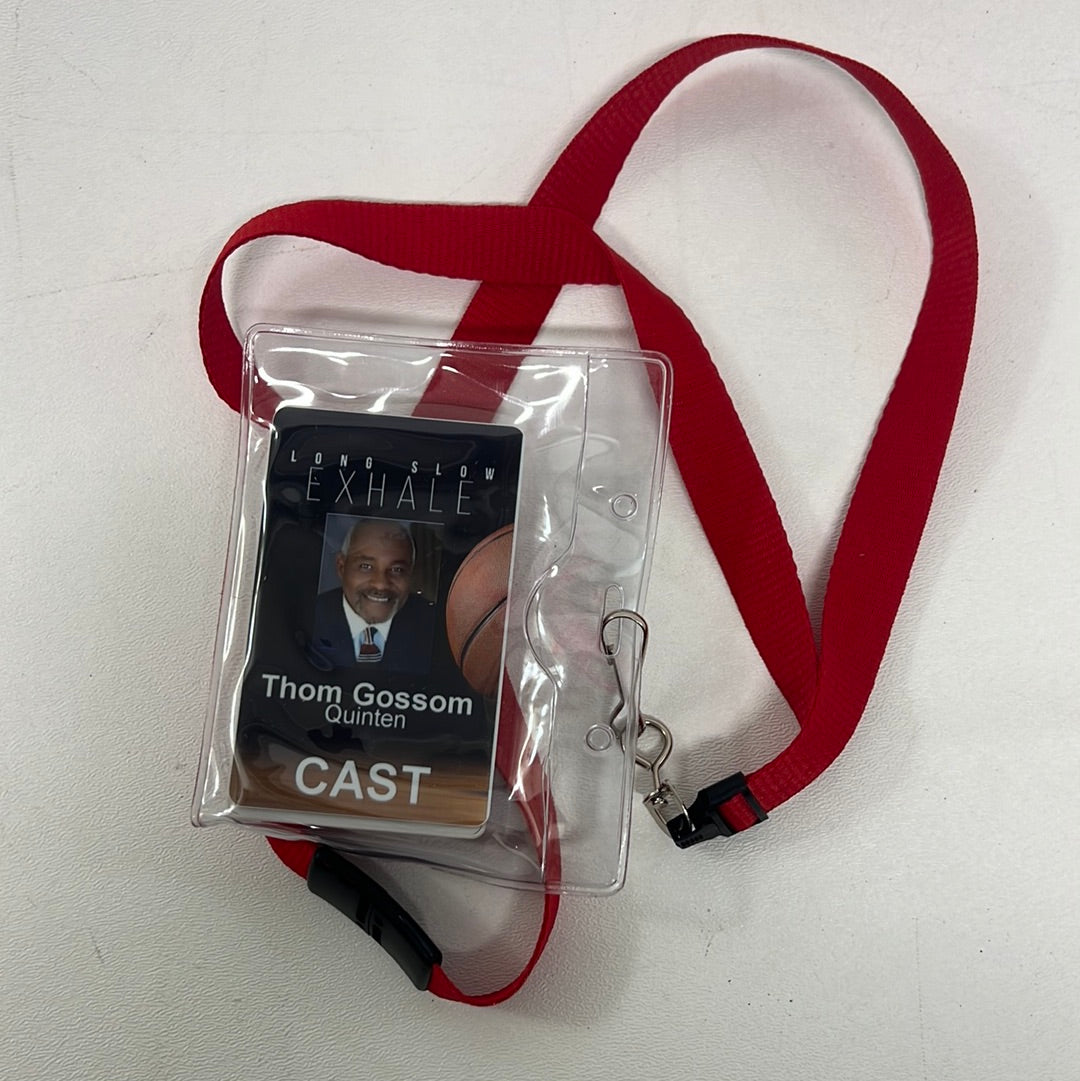 Long Slow Exhale Cast ID Badges Movie Prop Y'allywood Props Omer Mughal