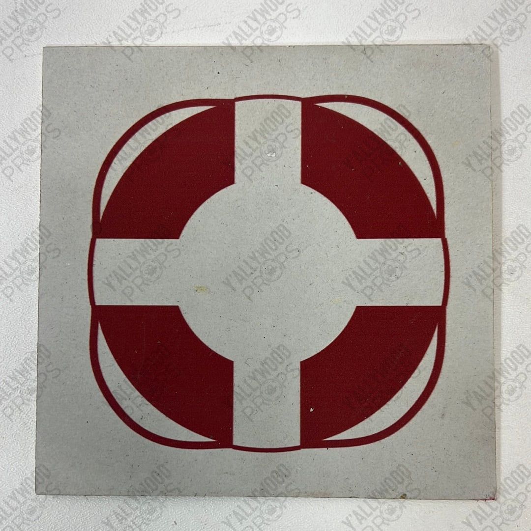 Staten Island Ferry Signs Spider-Man: Homecoming Movie Prop Y'allywood Props Life preserver 6x6”