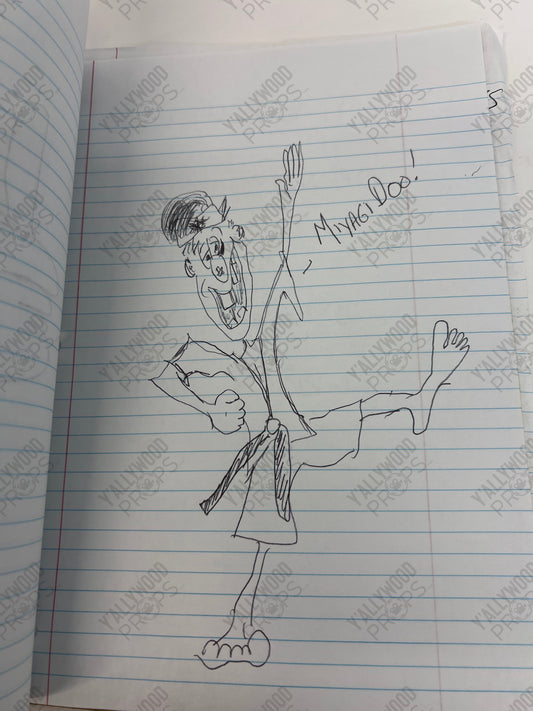 Johnny’s Notebook S3E5 Cobra Kai Movie Prop Y'allywood Props