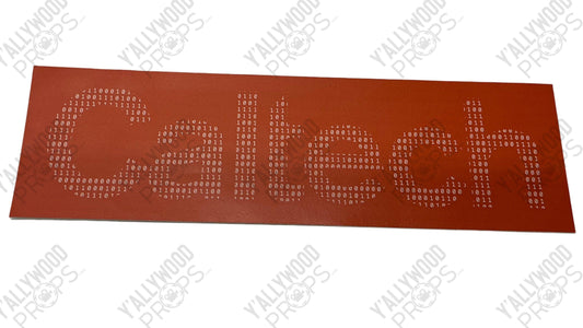 Hawk's CalTech Bumper Sticker S6E15 Cobra Kai Movie Prop Y'allywood Props Caltech 5