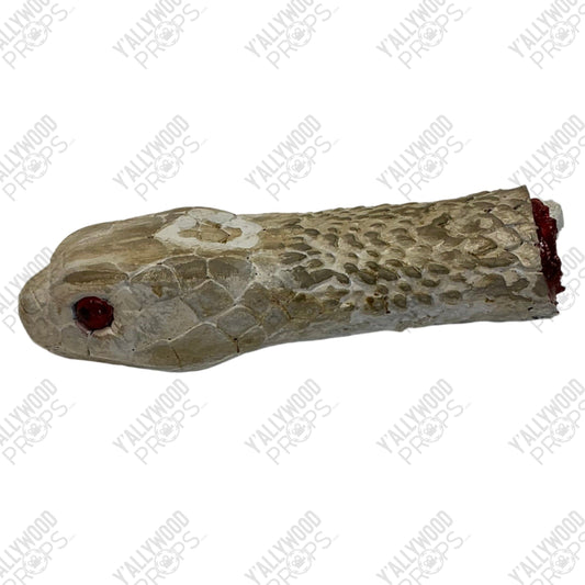 Severed Albino Cobra Head S6E2 Cobra Kai Movie Prop Y'allywood Props