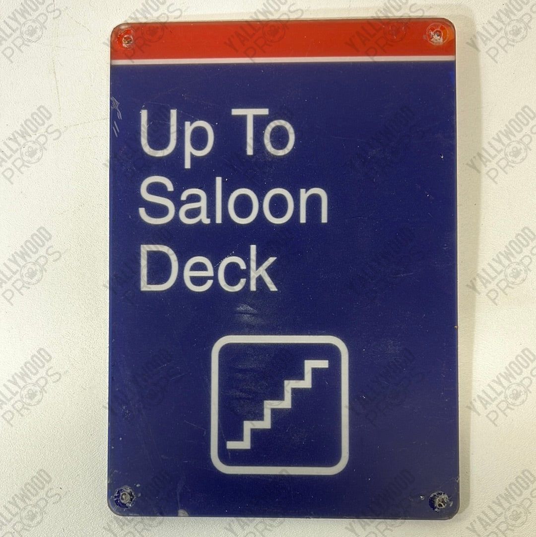 Staten Island Ferry Signs Spider-Man: Homecoming Movie Prop Y'allywood Props Up to Saloon Deck 10x7” darker blue