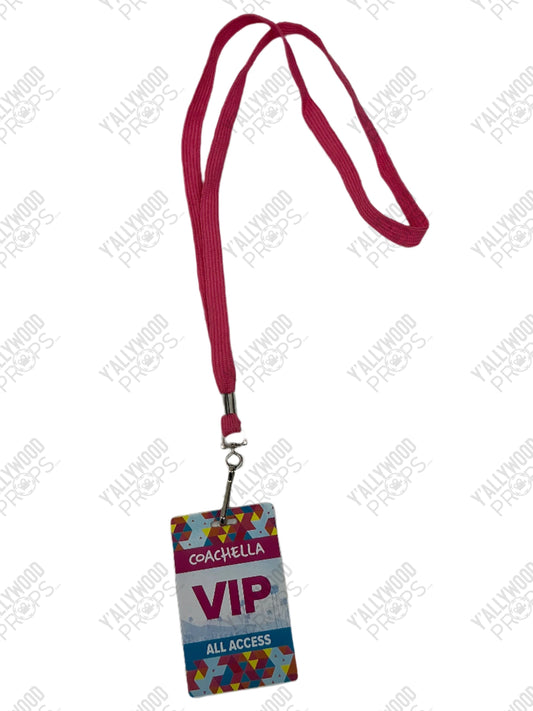 Coachella VIP Lanyard The Idea of You (2024) Wearable Wardrobe Y'allywood Props