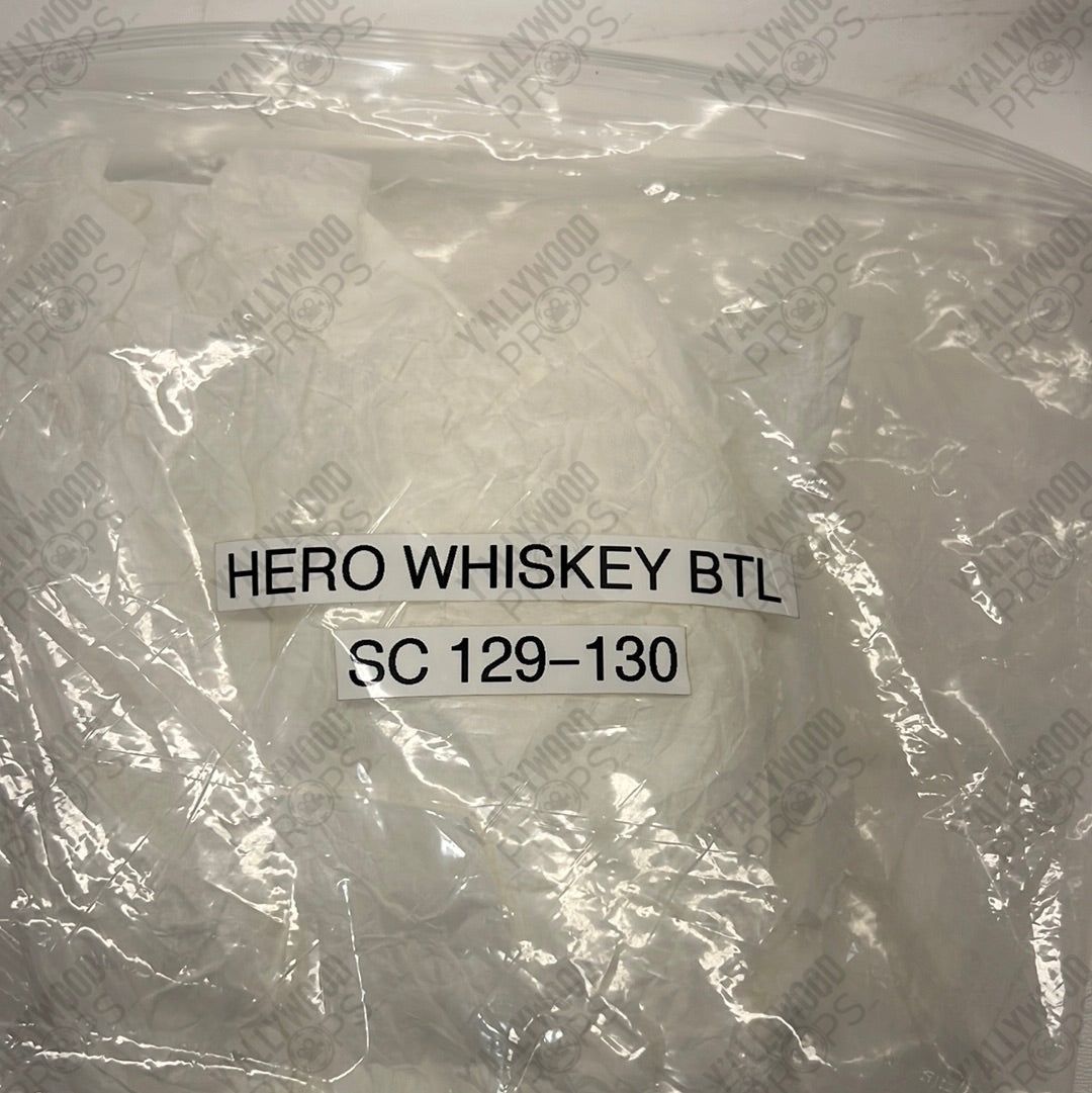 Hero Whiskey Bottle Killers of the Flower Moon Movie Prop Y'allywood Props