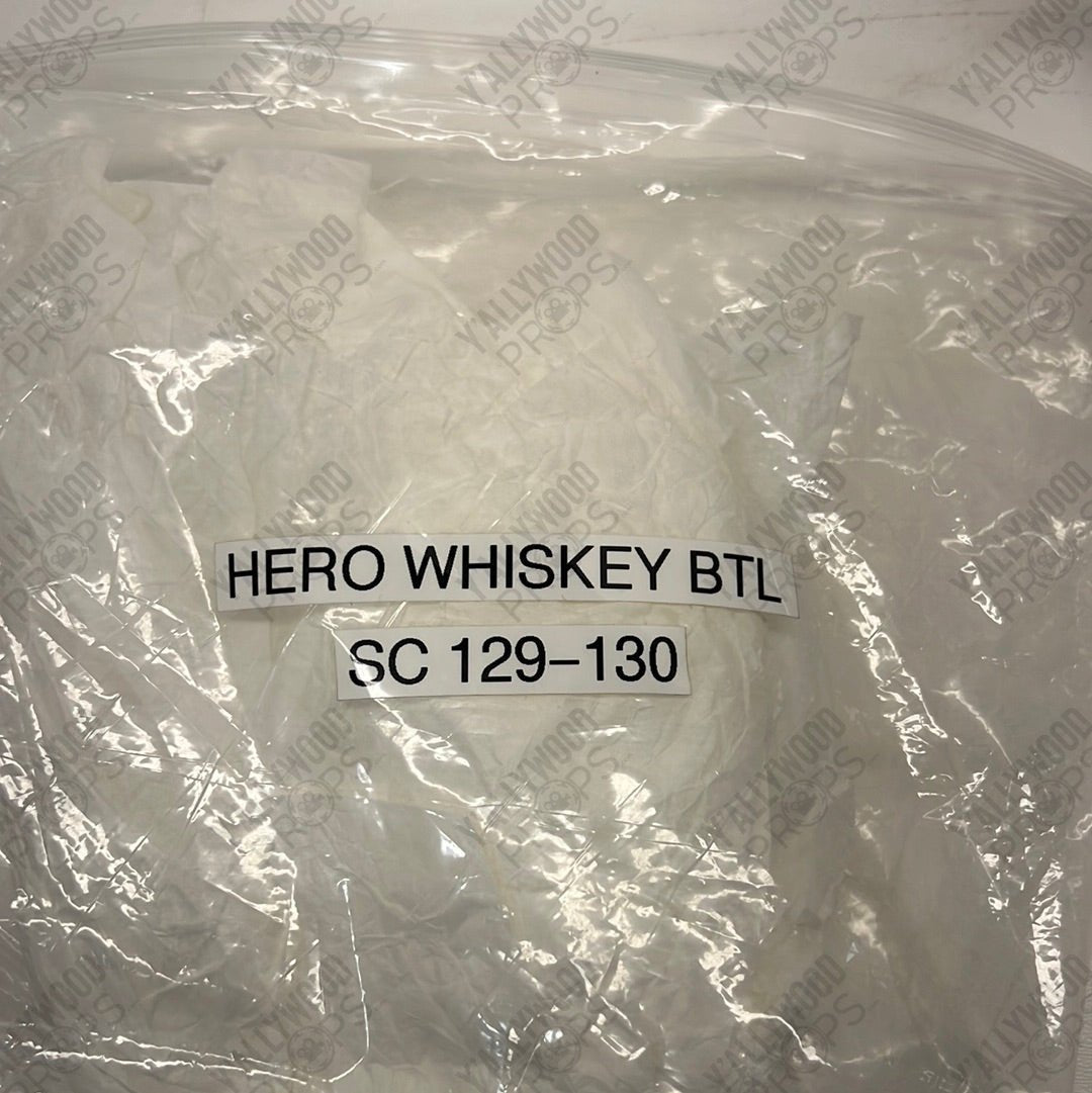 Hero Whiskey Bottle Killers of the Flower Moon Movie Prop Y'allywood Props