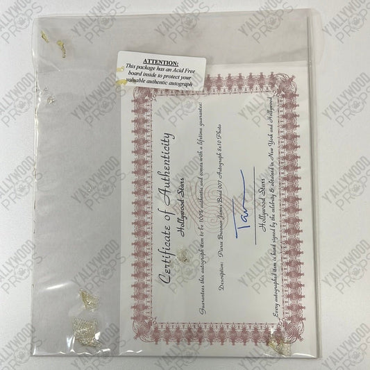 Pierce Brosnan, James Bond 007 Autographed 8x10” Movie Prop Y'allywood Props