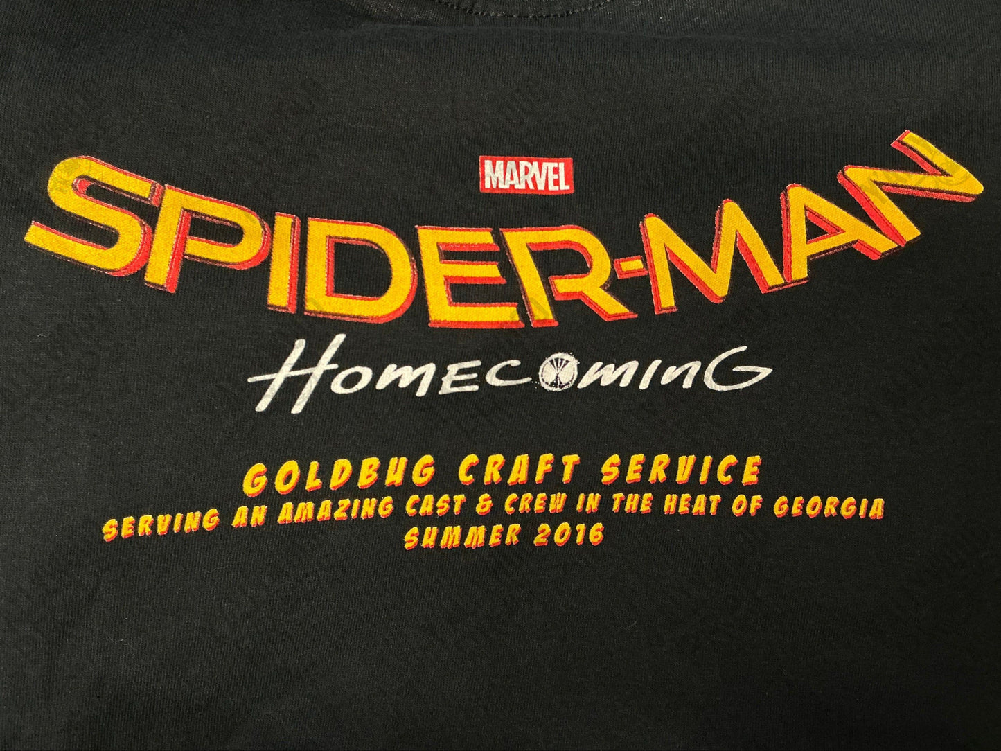 Spider-Man: Homecoming (2017) T-Shirt Cast & Crew Gift Wearable Wardrobe Y'allywood Props