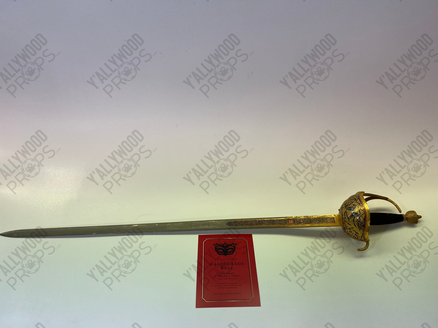 Sword from Red Notice Fight Scene Movie Prop Y'allywood Props
