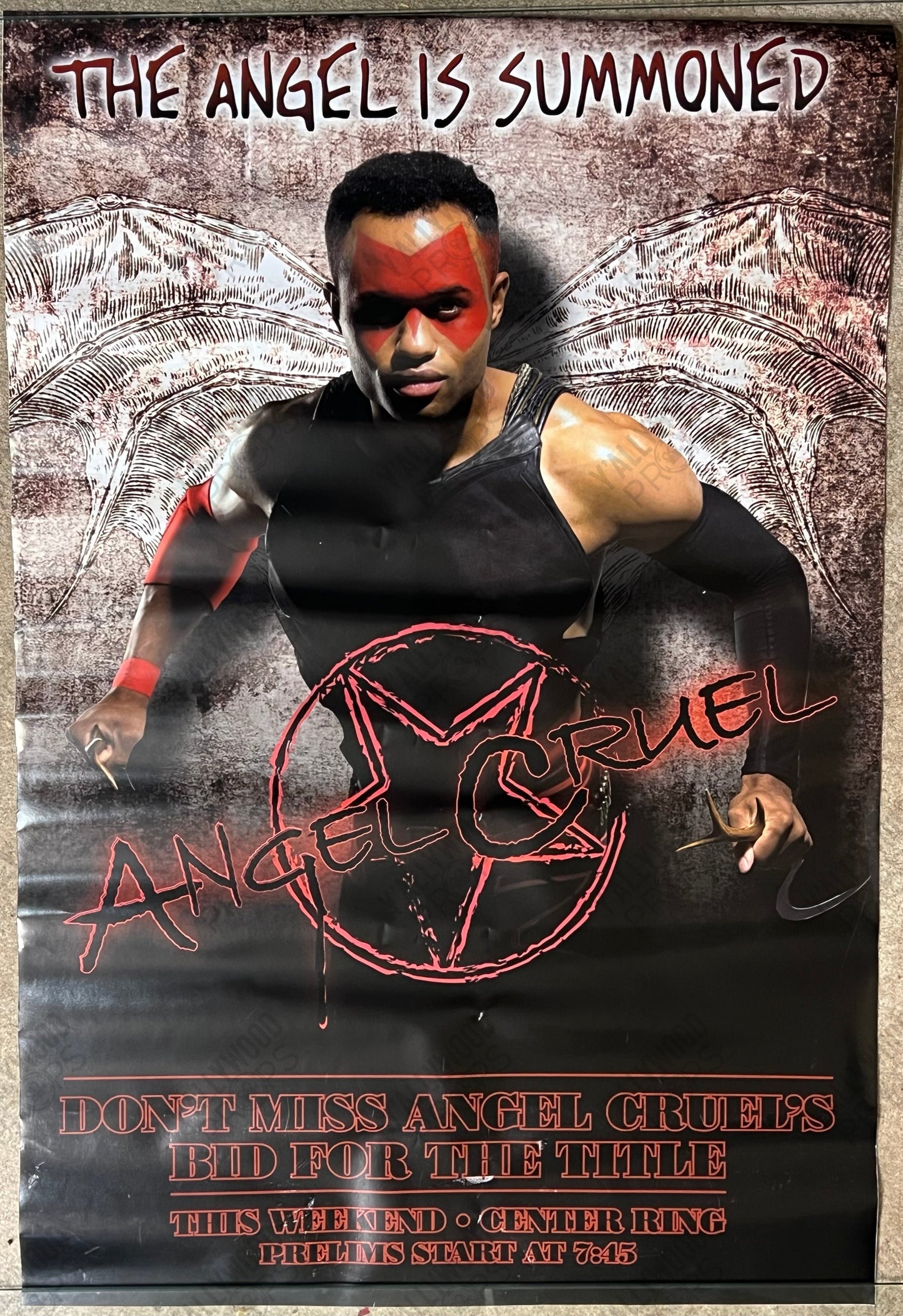 Angel Cruel Poster S2E4 Heels (2021) Movie Prop Y'allywood Props