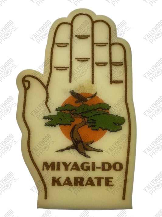 Foam Hands Sekai Taikai Tournament S6 Cobra Kai Movie Prop Y'allywood Props Miyagi-Do