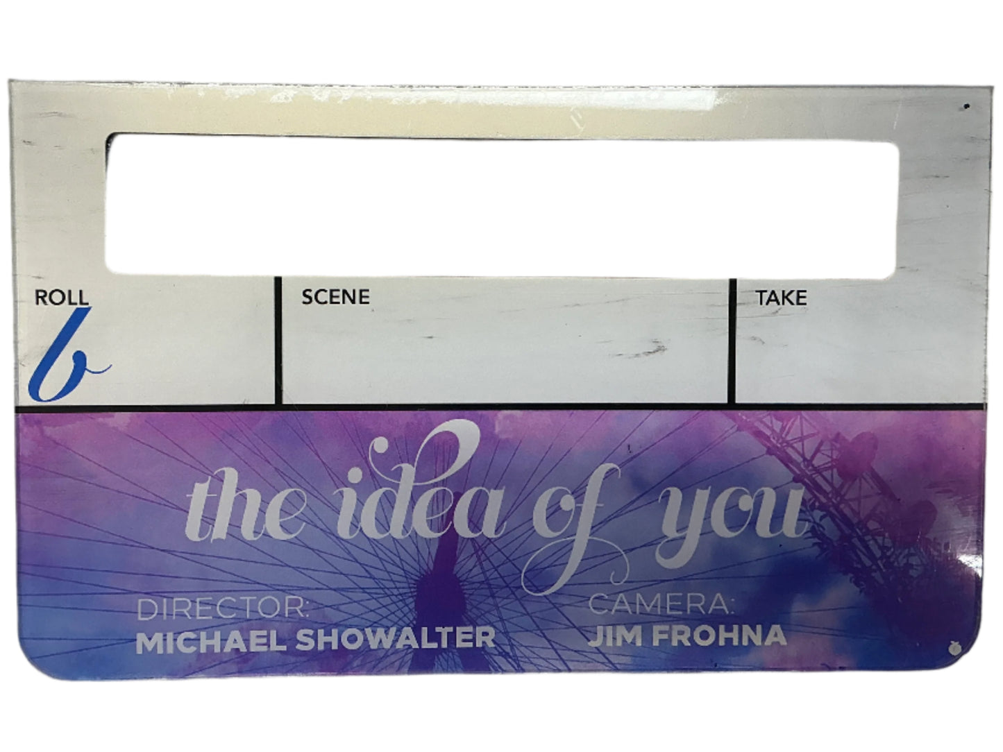 Director's Clapboards The Idea of You (2024) Film Memorabilia Y'allywood Props Option B (9x5.5")