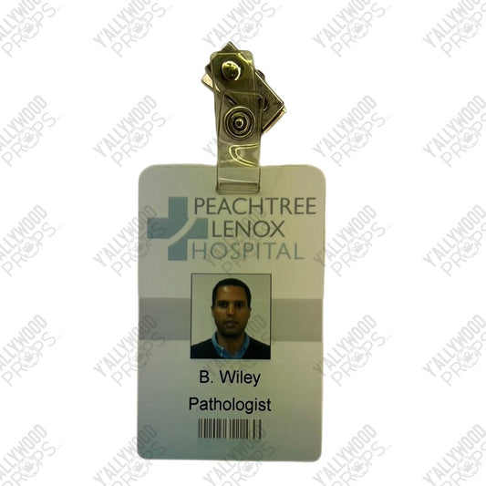 Peachtree Lenox Hospital ID Badges Survivor’s Remorse Movie Prop Y'allywood Props