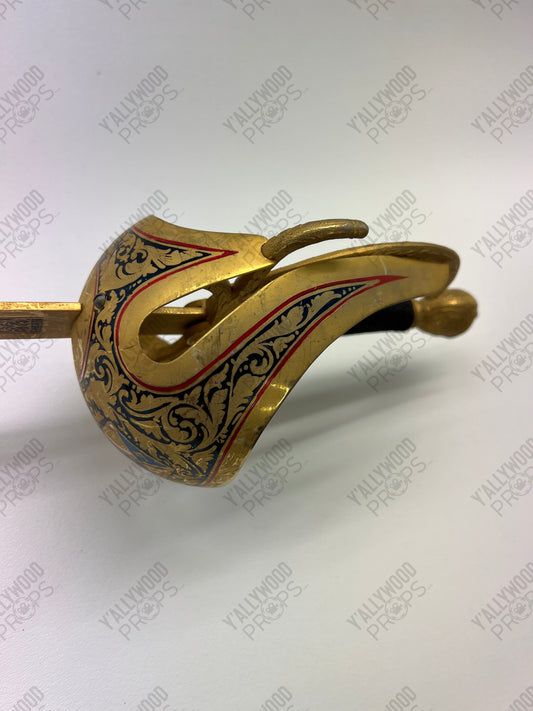 Sword from Red Notice Fight Scene Movie Prop Y'allywood Props