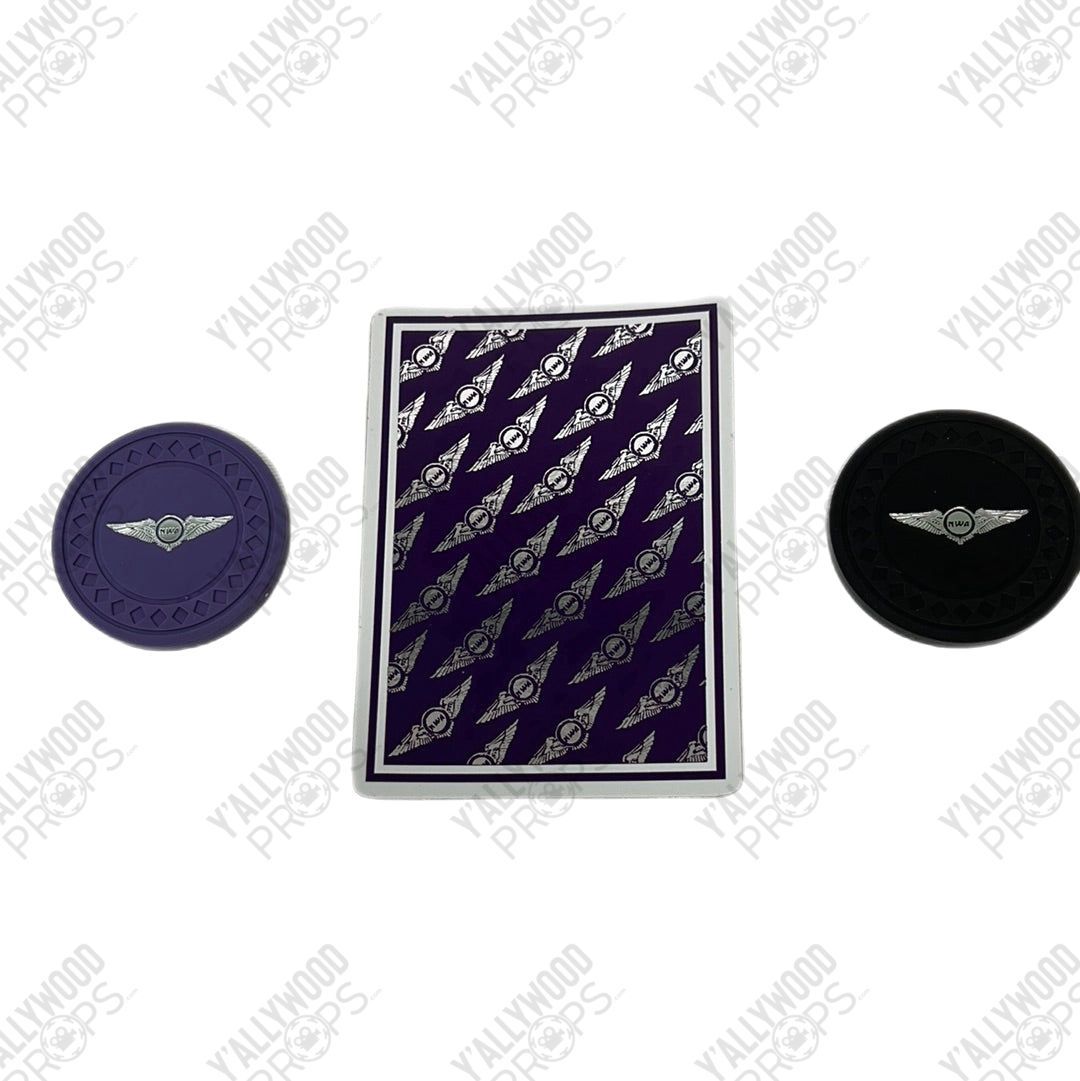 NWA Poker Chips and Card from Soul Plane Movie Prop Y'allywood Props