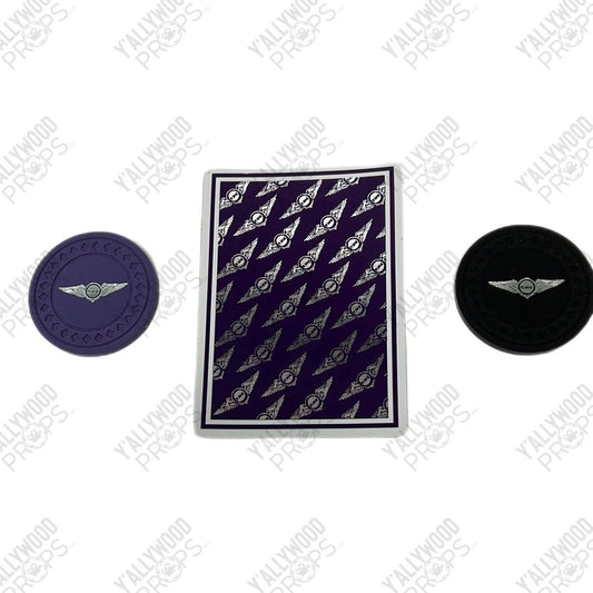 NWA Poker Chips and Card from Soul Plane Movie Prop Y'allywood Props