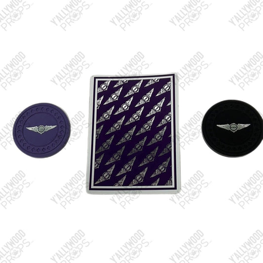 NWA Poker Chips and Card from Soul Plane Movie Prop Y'allywood Props