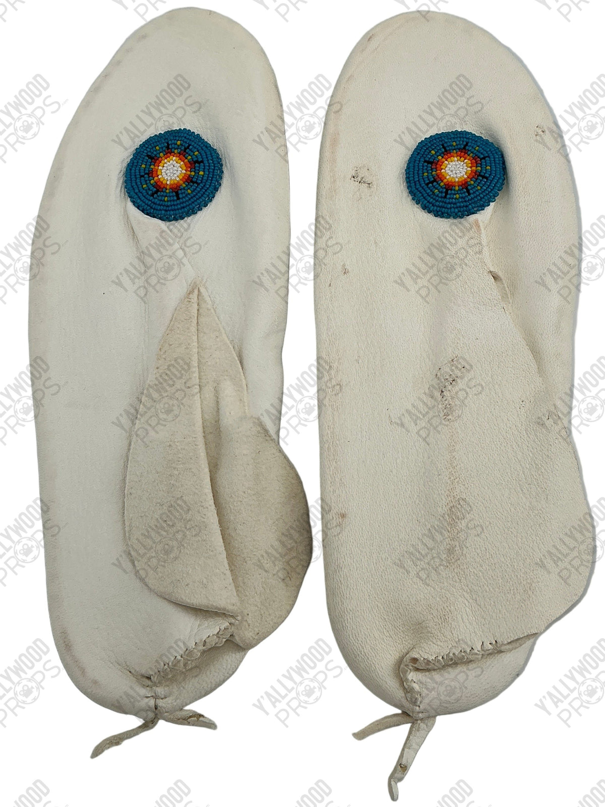Youth Moccasins Killers of the Flower Moon (2023) Wardrobe Y'allywood Props 8y white
