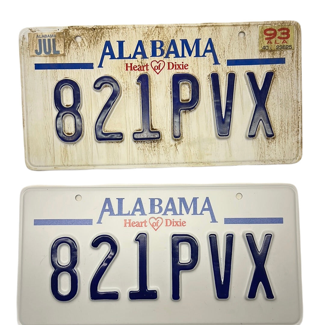 Alabama License Plates Just Mercy Movie Prop Y'allywood Props 821PVX