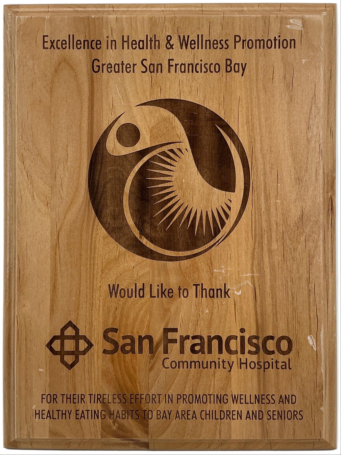 San Francisco Hospital Plaques & Pictures Venom (2018) Movie Prop Y'allywood Props Wooden Plaque 9.5x12.5"